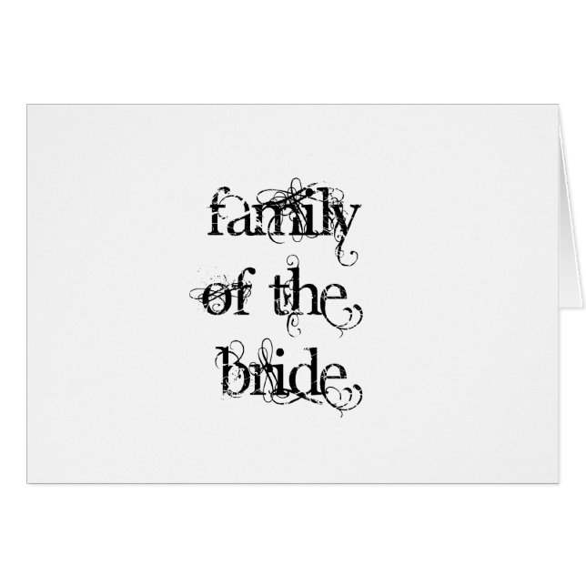 Family of the Bride (Front Horizontal)