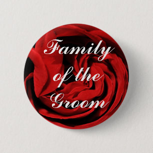 Family of the Groom 6 Cm Round Badge