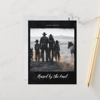 Family of the range - postcard
