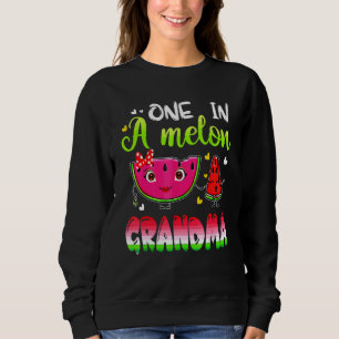 Family One In A Melon GRANDMA Birthday Party Match Sweatshirt