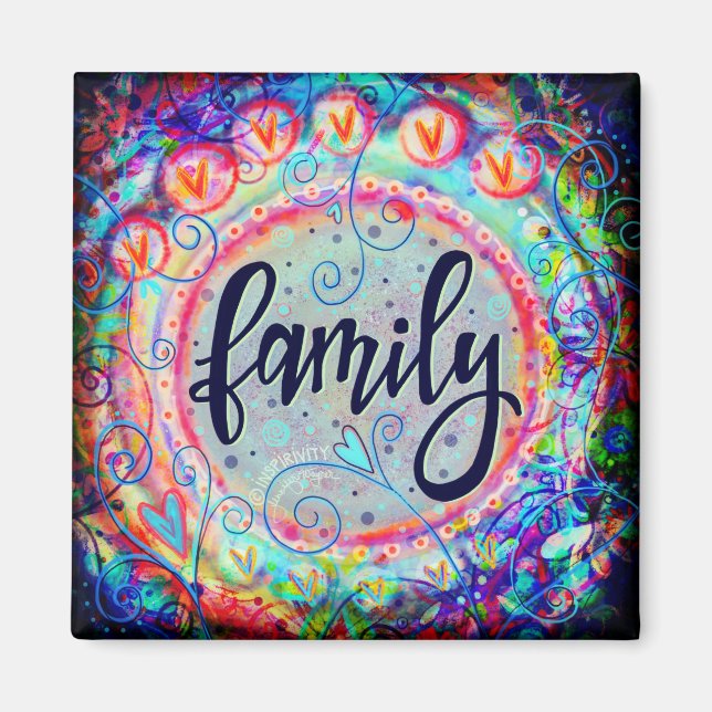 ‘Family'’ ONE WORD Inspirivity Magnet (Front)