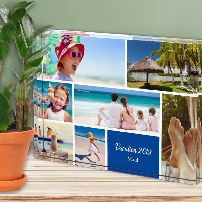 Family or Couple Vacation 7 Photo Keepsake, Blue (Creator Uploaded)