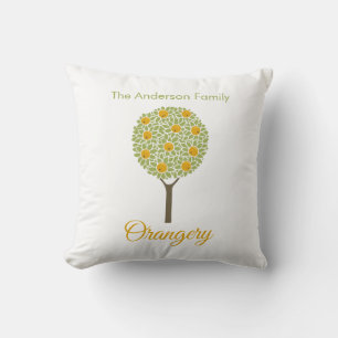 Family Orangery Orange Tree Cushion