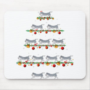 Family Pajama Sets Christmas Alaskan Malamute Dog Mouse Pad