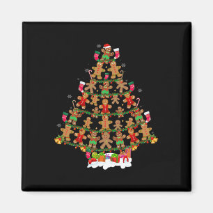 Family Pajama Sets Christmas Jolly Gingerbread Xma Magnet