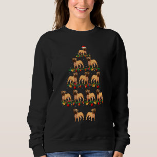 Family Pajama Sets Christmas Matching Boxer Dog Xm Sweatshirt