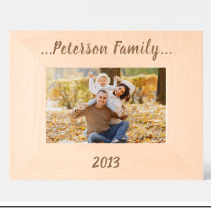 Family Parents Custom wooden photo frame
