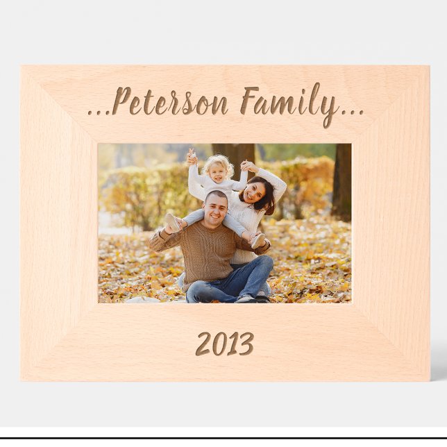 Family Parents Custom wooden photo frame (Creator Uploaded)