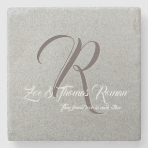 Family personal marble coaster