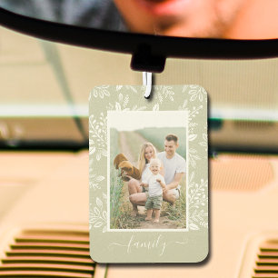FAMILY Personalised Photo Car Air Freshener