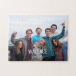 Family Personalised Photo Jigsaw Puzzle<br><div class="desc">Give a unique gift that is personalised for the family. Customise this puzzle with their family name and photo.

I'm honoured to have this puzzle as an "Editor's Pick" as part of Zazzle's popular and trending products.</div>