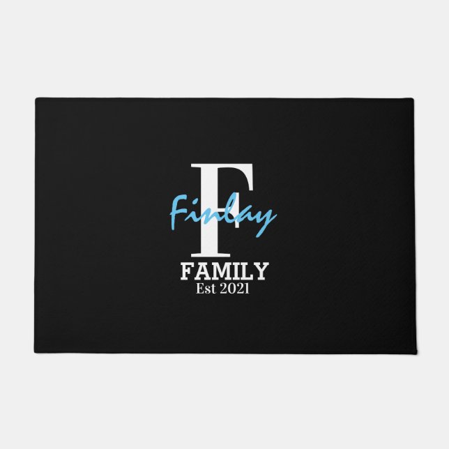 Family personalized  doormat (Front)