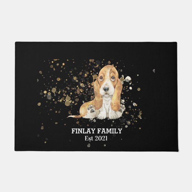 Family Pet personalized  doormat (Front)