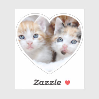 Family Pet Photo Heart Shape
