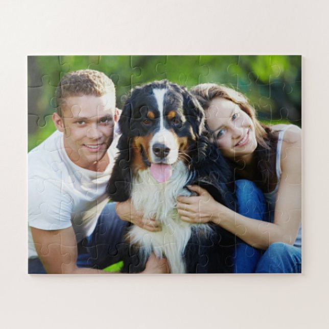 Family Pet Photo Jigsaw Puzzle (Horizontal)