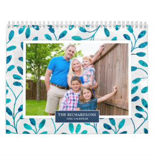 Family Photo 2025 Calendar Seasonal Backgrounds