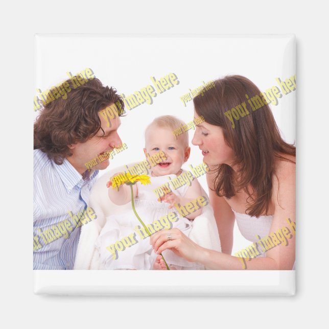 Family Photo Budget Special Cool Magnet (Front)