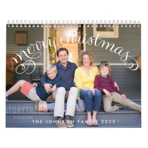 Family Photo Calendar 2025 Merry Christmas