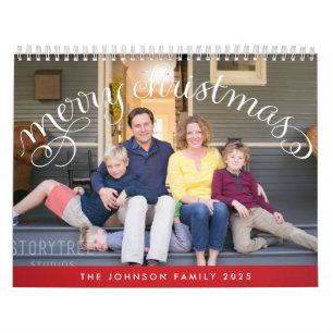 Family Photo Calendar 2025 Merry Christmas
