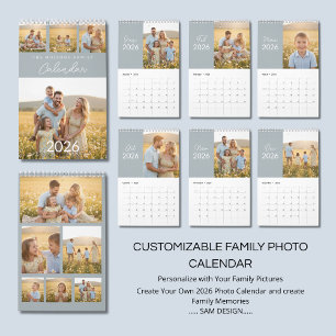 Family Photo Calendar 2026 – A Year Full of Love