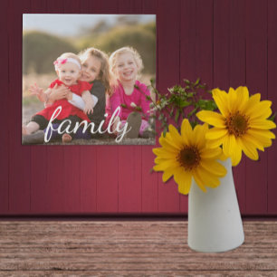 Family Photo Ceramic Tile