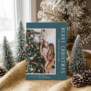 Family Photo Christmas Holiday Card