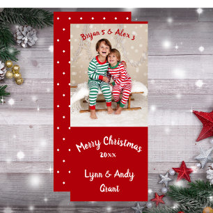 Family Photo Christmas Holiday Card