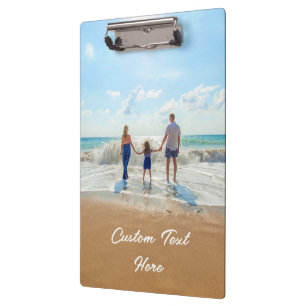 Family Photo Clipboard with Custom Text