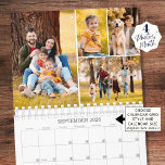 Family Photo Collage 4 Photos Per Month Calendar<br><div class="desc">Organise your days and celebrate your memories by creating your own custom personalised photo collage calendar with 4 pictures per month (53 total photos including cover photos) utilising this simple, easy-to-upload photo collage template for each month. Add special days like birthdays and anniversaries by adding text in EDIT and placing...</div>
