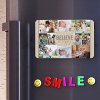 Family Photo Collage and Happy Quote Neutral Beige