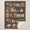 Family Photo Collage Antique Bookcase Personalized