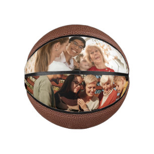 Family Photo Collage Custom Senior Night Mini Basketball