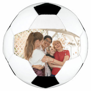 Family Photo Collage Custom Senior Night Soccer Ball