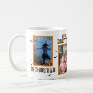 Family Photo Collage,cute and funny Halloween Coffee Mug
