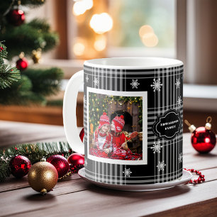 Family photo collage family Christmas Coffee Mug