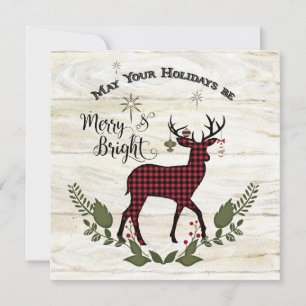 Family Photo Collage Farmhouse Christmas Wreath Holiday Card