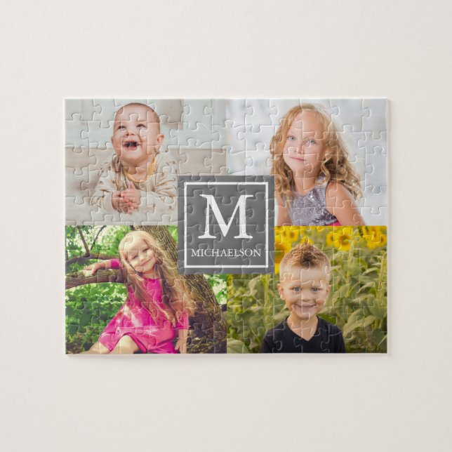 Family Photo Collage Jigsaw Puzzle (Horizontal)