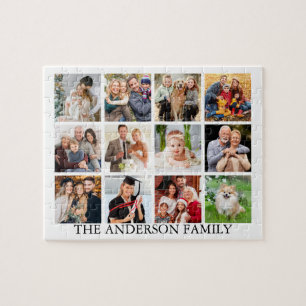 Family Photo Collage Jigsaw Puzzle