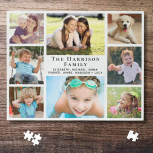 Family Photo Collage Jigsaw Puzzle