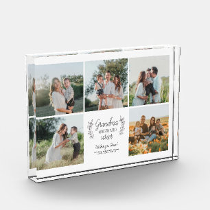 Family photo collage personalized love you grandma