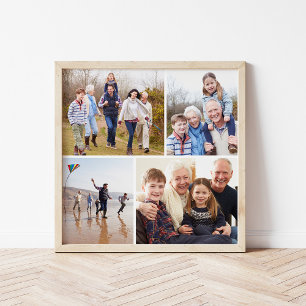 Family Photo Collage Poster