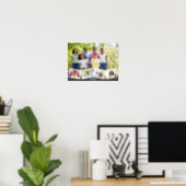 Family Photo Collage w. Zigzag Photo Strip & Year Poster (Home Office)