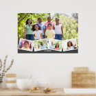 Family Photo Collage w. Zigzag Photo Strip & Year