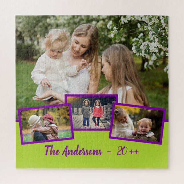 Family Photo 🧩✨ Custom Budget-Friendly Fun Jigsaw Puzzle (Vertical)