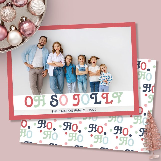 Family Photo Festive Christmas Holiday Card (Creator Uploaded)