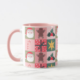 Family Photo gift  Coloured Noel Christmas Mug