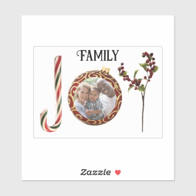 Family photo Holiday JOY  (Sheet)