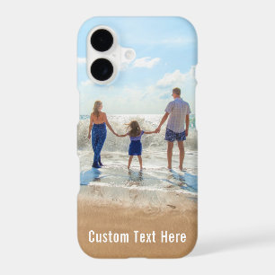 Family Photo iPhone Case Personalised Text