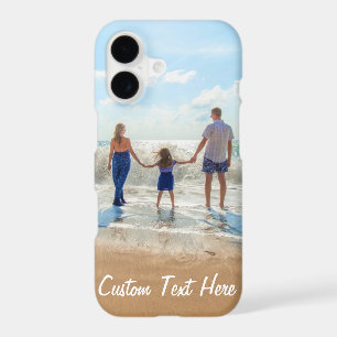 Family Photo iPhone Case Personalised Text