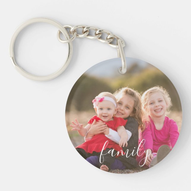 Family Photo Key Ring (Front)